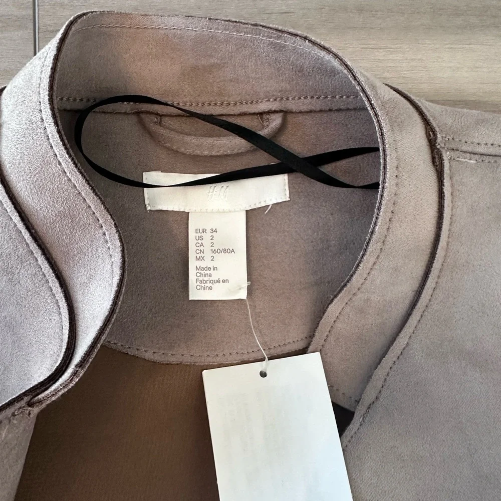 H&M Tan Women's Blazer Coat - Picture 2 of 5